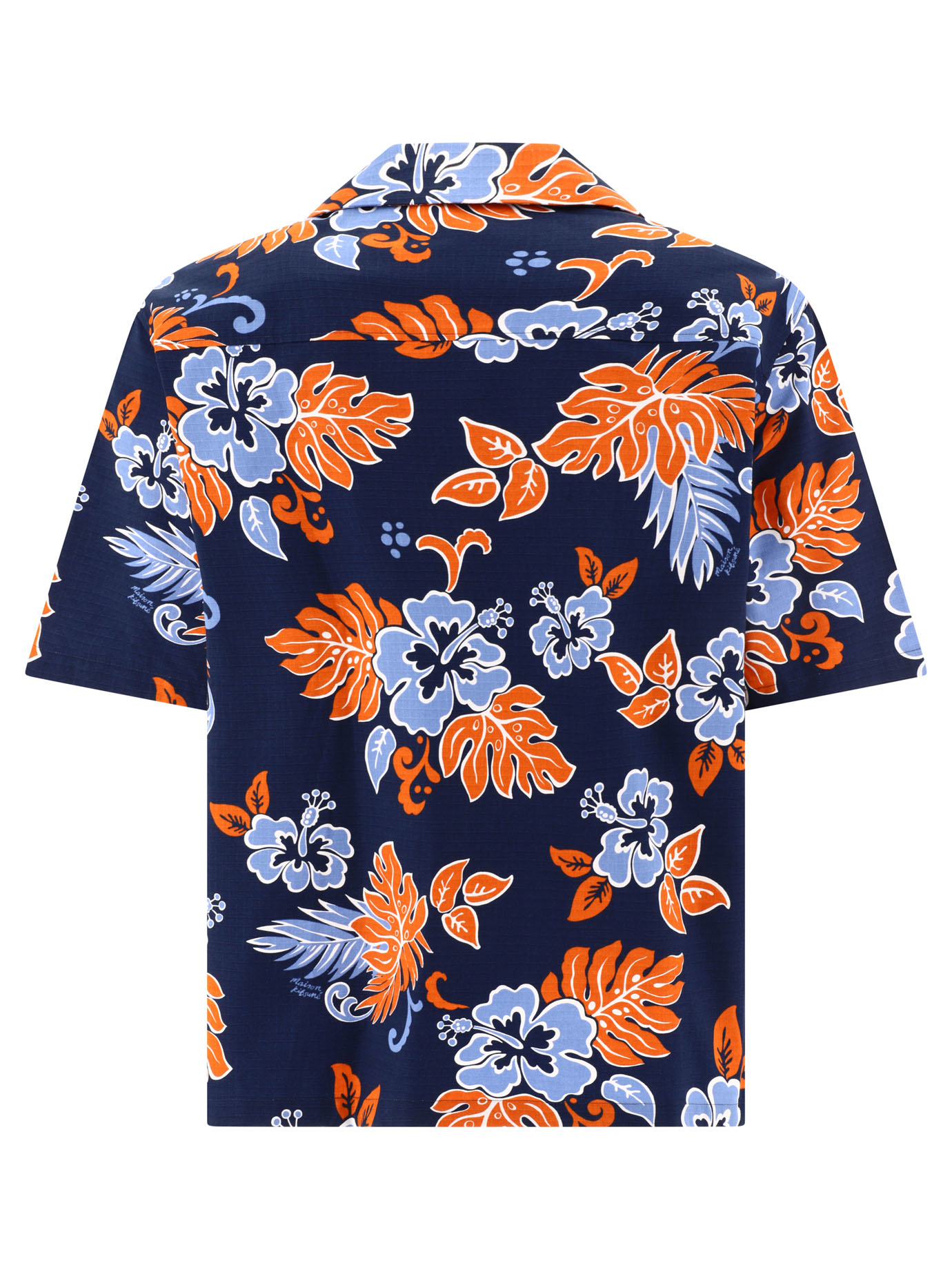 MAISON KITSUNÉ Blue Resort shirt